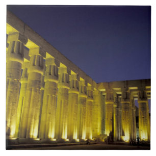 Azulejo De Cerâmica África, Egito, Luxor. Corte Sun de Amenhotep