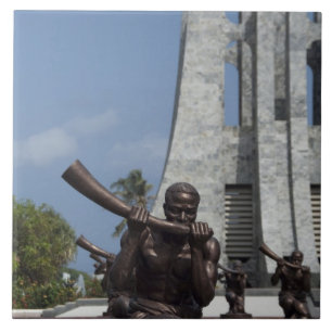 Azulejo De Cerâmica África, Gana, Acra. Mausoléu de Nkrumah, final 2