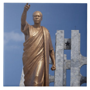 Azulejo De Cerâmica África, Gana, Acra. Nkrumah Mausoleum, final