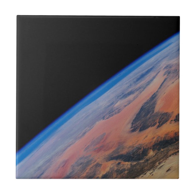 Azulejo De Cerâmica África norte E O Vasto Deserto Líbio. (Frente)