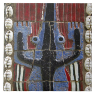 Azulejo De Cerâmica África, Togo, Kpalime. Centro de artesanato