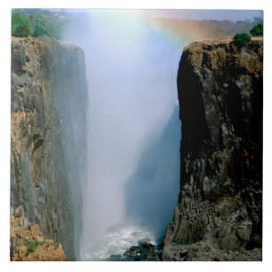 Azulejo De Cerâmica África, Zâmbia, Parque Nacional das Cataratas Vitó