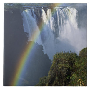 Azulejo De Cerâmica África, Zimbábue, Cataratas Vitória