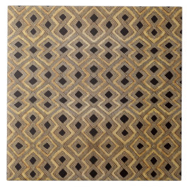 Azulejo De Cerâmica African BaKuba Tribal Ceramic Tile