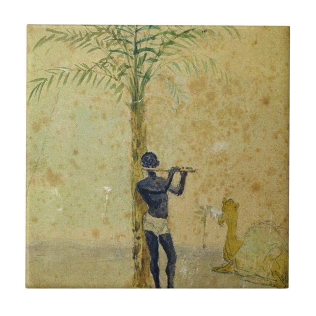 Azulejo De Cerâmica Africano Motiff (Frente)