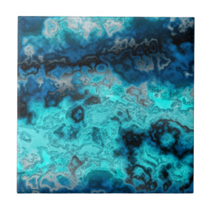 Azulejo De Cerâmica Ágata azul