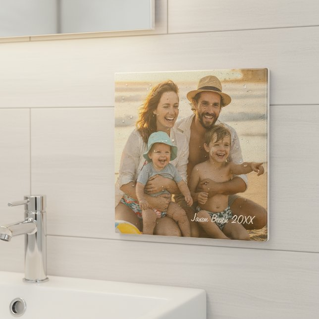 Azulejo De Cerâmica Aged Sepia Photo Template D1216 (Criador carregado)