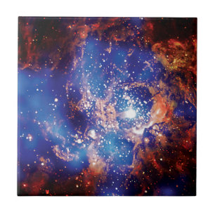 Azulejo De Cerâmica Aglomerado de Estrelas Corona Australis Foto Espac
