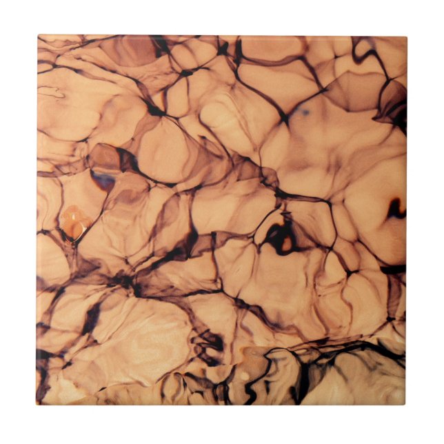 Azulejo De Cerâmica Água Azul Espumante Invertida (Frente)