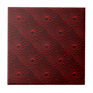 Azulejo De Cerâmica Água cai no Crimson Metal