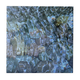 Azulejo De Cerâmica Água corrente, riacho, vapor, pedras submarinas