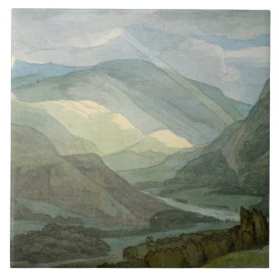 Azulejo De Cerâmica Água de Rydal, 1786 (w/c)