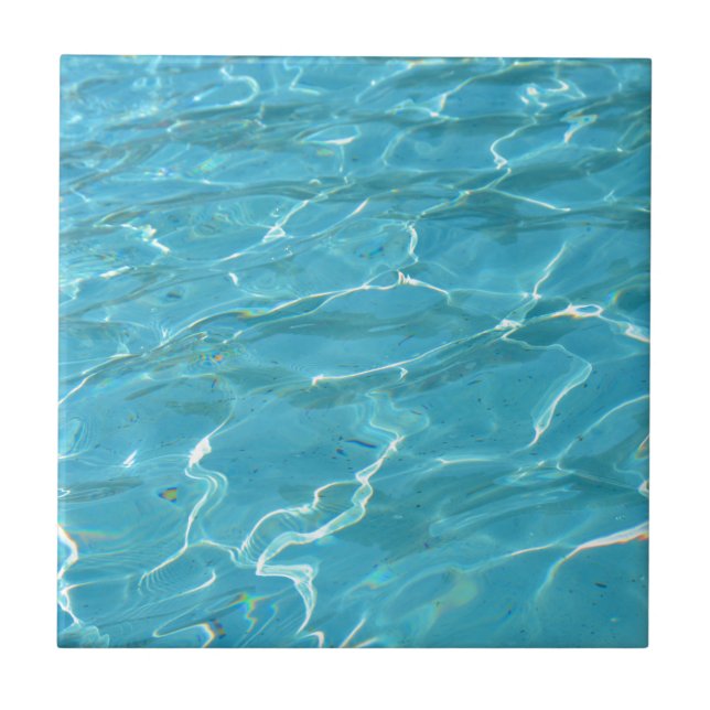 Azulejo De Cerâmica Água de turquesa (Frente)