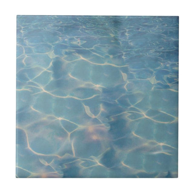 Azulejo De Cerâmica Água do oceano (Frente)