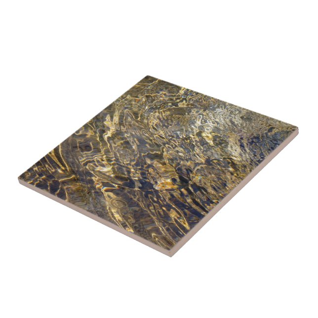 Azulejo De Cerâmica Água dourada 2 da fonte (Lateral)