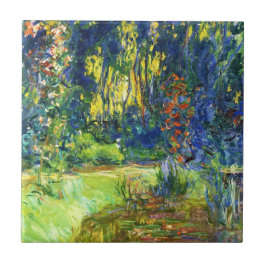 Azulejo De Cerâmica Água Lily Pond Claude Monet legal, velho, mestre, 