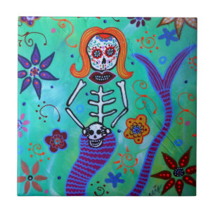 AZULEJO DE CERÂMICA  ÁGUA-MARINHA DA SEREIA