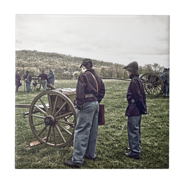 Azulejo De Cerâmica Aguardando (Frente)