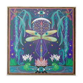 Azulejo De Cerâmica Águas da Fortune Porta copos Cerâmica Ornament Tri