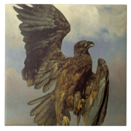 Azulejo De Cerâmica Águia Ferida (por Rosa Bonheur)