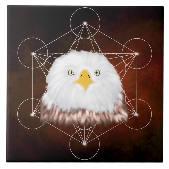 Azulejo De Cerâmica aigle metatron (Frente)