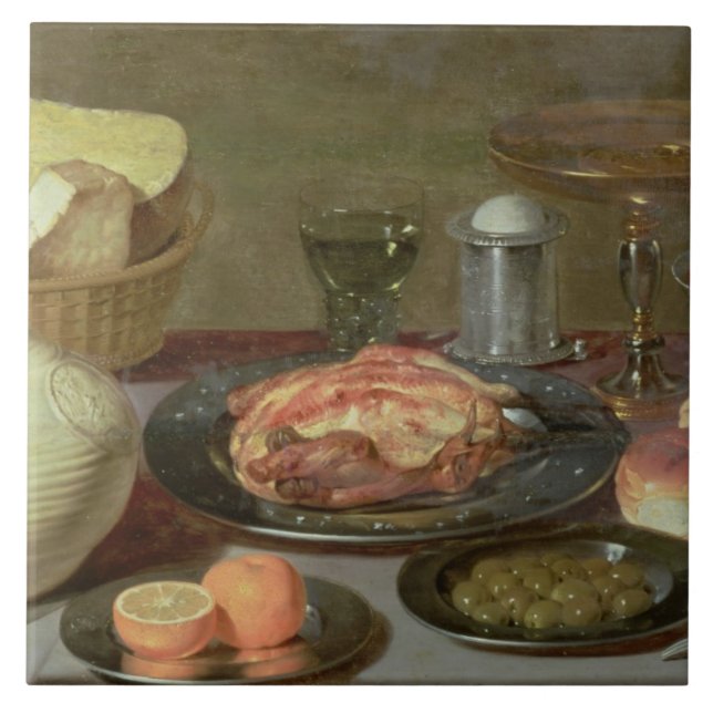 Azulejo De Cerâmica Ainda vida (Frente)