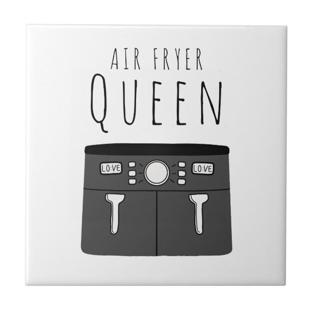 Azulejo De Cerâmica Air Fryer Queen Beefeed (Frente)