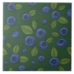 Azulejo De Cerâmica Airelas no verde-escuro