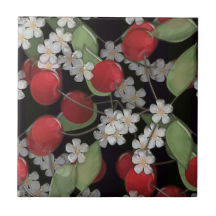 Azulejo De Cerâmica Airelas vermelhas