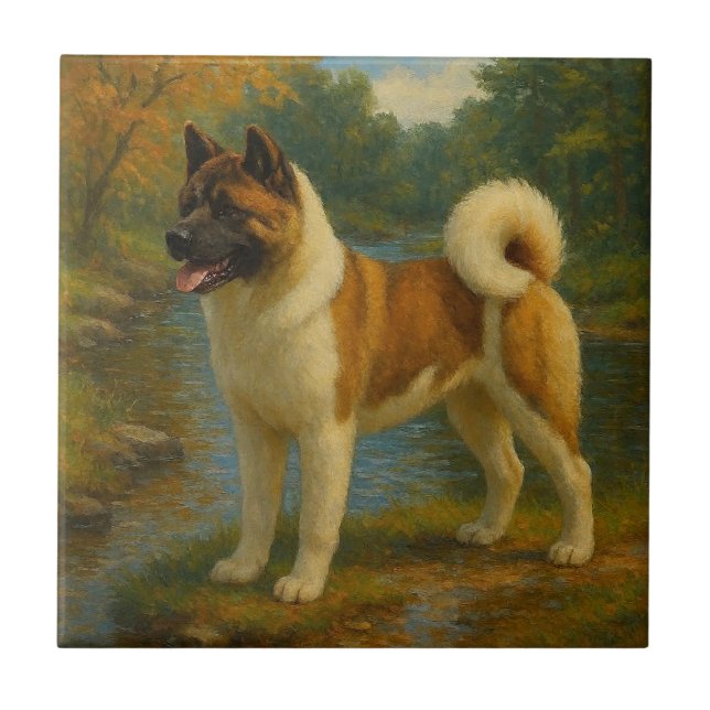 Azulejo De Cerâmica Akita (Frente)
