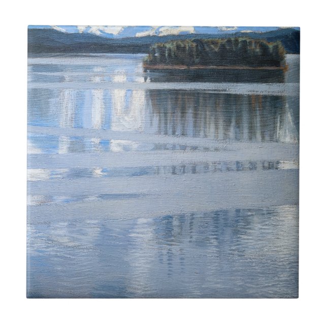 Azulejo De Cerâmica Akseli Gallen-Kallela - Lago Keitele (Frente)