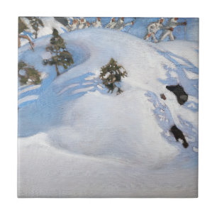 Azulejo De Cerâmica Akseli Gallen-Kallela - Visão de fevereiro