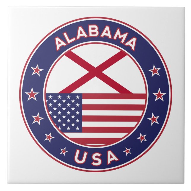 Azulejo De Cerâmica Alabama (Frente)