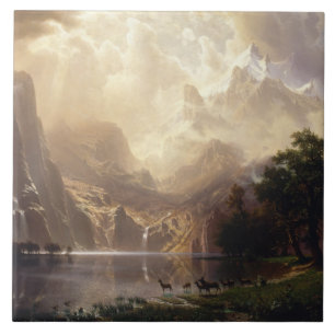 Azulejo De Cerâmica Albert Bierstadt - Entre Sierra Nevada