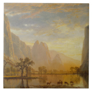 Azulejo De Cerâmica Albert Bierstadt - vale do Yosemite