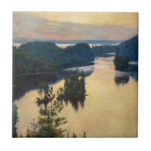 Azulejo De Cerâmica Albert Edelsense - Kaukola Ridge em Sunset