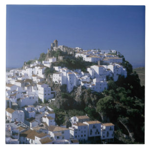Azulejo De Cerâmica Aldeia Branca de Casares, Andaluzia, Espanha