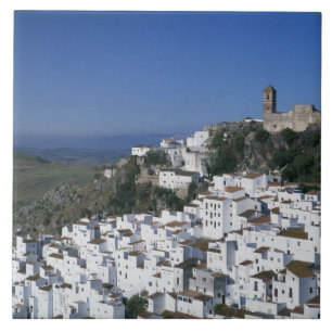Azulejo De Cerâmica Aldeia Branca de Casares, Andaluzia, Espanha 2