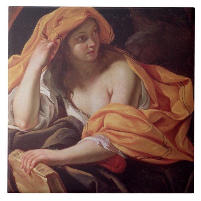 Azulejo De Cerâmica Alegoria da filosofia (Frente)