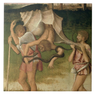 Azulejo De Cerâmica Alegoria da sabedoria (óleo no painel)