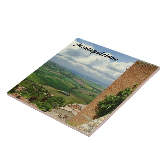 Azulejo De Cerâmica Além dos telhados 2 (Lateral)