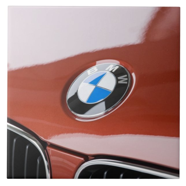 Azulejo De Cerâmica Alemanha, Bayern-Bavaria, Munique. BMW Welt Car 2 (Frente)