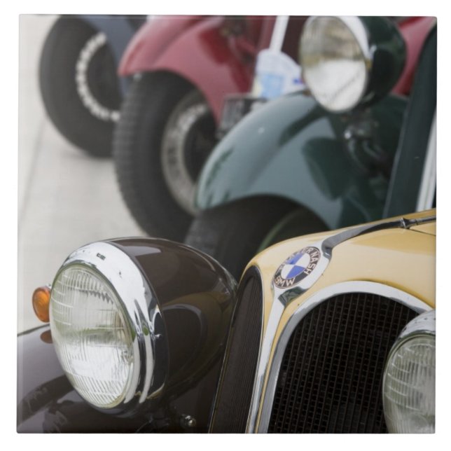 Azulejo De Cerâmica Alemanha, Bayern-Bavaria, Munique. BMW Welt Car 5 (Frente)