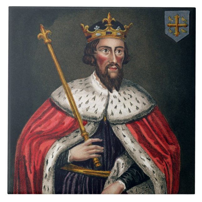 Azulejo De Cerâmica Alfred o excelente (849-99), após uma pintura no (Frente)