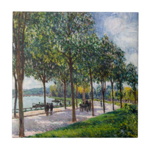 Azulejo De Cerâmica Alfred Sisley - Allee de Castanheiros