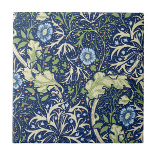 Azulejo De Cerâmica Algas (por William Morris)