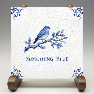 Azulejo De Cerâmica Algo Azul   Estilo Holandês Azul de Delft