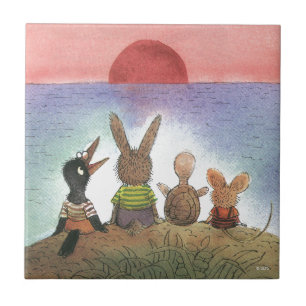 Azulejo De Cerâmica Algo Vermelho