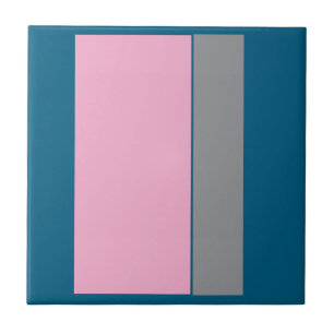 Azulejo De Cerâmica Algodão Turquesa Rosa