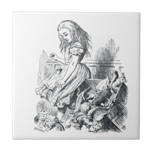 Azulejo De Cerâmica Alice e os esquilos